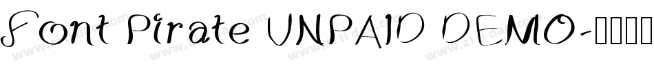 Font Pirate UNPAID DEMO字体转换